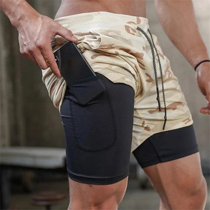 Shorts Dry-Fit com Compressão - Workout Clothing